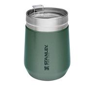 Stanley Go Everyday Tumbler 0.29L - Vaso de Acero Inoxidable para Vino, Vócteles, Café, Té - Se Mantiene Frío / Caliente Durante Horas - Sin BPA - Apto Para Lavavajillas - Hammertone Green
