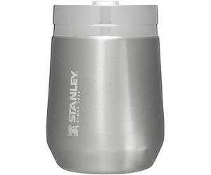Stanley GO Everyday - Vaso de vino de 10 onzas | Tapa ajustada a presión | Taza de bebidas, café y cóctel | Copa de vino de acero inoxidable aislada | Sin BPA | Acero inoxidable