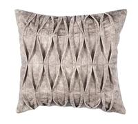 Stanley Hamilton, Funda de cojín Hecha a Mano, Decorativa, de Terciopelo, Corte a láser, para el hogar, sofá, Funda de Almohada (estándar, 45 x 45 cm), Color Gris Claro, tamaño de 45 x 45 cm