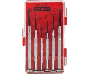 Stanley Hand Tools 66-039 - Juego de destornilladores de joyería (6 piezas)