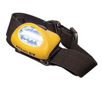 STANLEY HL2PKS - Linterna de faro con manos libres LED con diadema ajustable, paquete de 2 (3x AAA incluido)