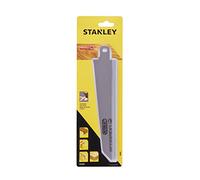 STANLEY - Hoja de HCS para realizar cortes rectos en todo tipo de maderas, aglomerado, PVC y similares. Longitud útil: 239 mm. Compatible con KS890E