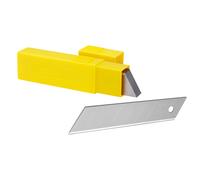 Stanley Hojas de cutter Estándar 25 mm – 20 unidades precortadas, 7 segmentos, 7 mm – 1-11-325