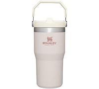 STANLEY IceFlow 10-09994-128 - Vaso de paja (20 onzas, cuarzo rosa)