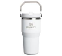 Stanley IceFlow 2.0 - Vaso con popote abatible con asa, 20 onzas, tapa giratoria y popote abatible, botella de agua a prueba de fugas, acero inoxidable aislado, sin BPA, escarcha