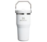 Stanley IceFlow 2.0 - Vaso con popote abatible con asa, 20 onzas, tapa giratoria y popote abatible, botella de agua a prueba de fugas, acero inoxidable aislado, sin BPA, escarcha
