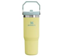 Stanley IceFlow - Botella con pajita abatible con asa, 30 onzas, tapa giratoria y pajita abatible, botella de agua resistente a fugas, de acero inoxidable aislado, sin BPA,
