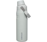 STANLEY IceFlow - Botella de agua de flujo rápido de 24 onzas, tapa de boquilla en ángulo, ligera y a prueba de fugas para viajes y gimnasio, acero inoxidable aislado, sin BPA, brillo de niebla