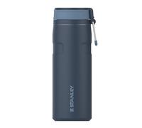 STANLEY IceFlow Bottle Twist Flip 0.47L - 12 Horas Fría - Heladas 3 Días - Apta Para Lavavajillas - Botella Agua Acero Inoxidable - Sin BPA - Aislamiento Al Vacío - Navy