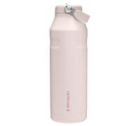 Stanley IceFlow Flip Straw 2.0 - Botella de agua de 50 onzas, popote integrado con apertura más grande, ligera y resistente a fugas, acero inoxidable aislado, sin BPA, cuarzo rosa