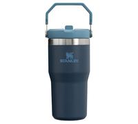 STANLEY IceFlow - Vaso de acero inoxidable - Botella de agua aislada al vacío para el hogar, la oficina o el automóvil, reutilizable, con pajilla, resistente a fugas, fría durante 12 horas o helada