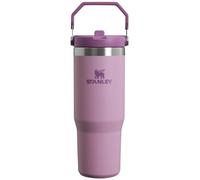 Stanley IceFlow - Vaso de acero inoxidable, botella de agua aislada al vacío para el hogar, la oficina o el automóvil, reutilizable, con pajilla, resistente a fugas, se puede voltear durante 12 horas
