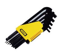 Stanley Juego de llaves Allen 12 piezas 1/16"–3/8" con soporte plástico
