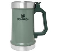 STANLEY Jarra de cerveza clásica con abridor de botellas, taza y vaso aislado de 24 onzas para fiesta de cerveza, color verde Hammertone