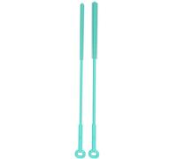 Stanley - Juego de 2 cepillos de silicona reutilizables, limpiador de popotes extralargos para popotes Stanley, pajillas de metal, tapa de bebida