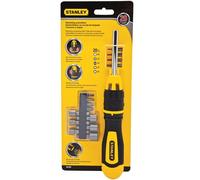STANLEY Juego de destornilladores, multibit, trinquete, paquete de 20 (62-574)