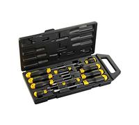STANLEY Juego destornilladores plano y Phillips Cushion Grip 10pz, 2-65-005