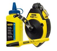 Tiralíneas STANLEY FAT MAX 30 m + polvo + nivel de cordel - 0-47-681