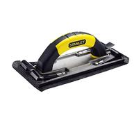 STANLEY Lijadora manual plana con clip mejorado, aluminio, STHT0-05927 | Mango bimaterial cómodo, cuerpo de aluminio Robusto, diseño de Sargento eficiente