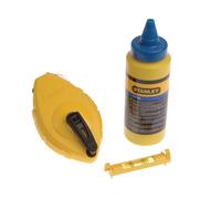 STANLEY® Línea de Tiza 30m con Tiza Azul y Nivel