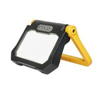 Stanley Luz de trabajo LED plegable recargable de 1500 lúmenes, cuerpo de policarbonato ligero pero duradero. Ofrece 2 modos de funcionamiento, encendido/apagado.