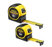STANLEY MIARA ZWIJANA 5m + 8m FATMAX BLADEARMOR, cinta métrica retráctil, carcasa resistente, cinta de acero recubierta, bloqueo preciso, ideal para construcción y bricolaje