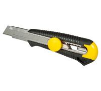 Stanley, mpo dynagrip cuchillo con hoja retráctil 18 mm, corte precis