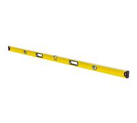Stanley Nivel tubular FatMax II 180cm 1-43-572 – Aluminio reforzado, 3 burbujas, precisión ±0,5 mm/m
