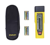 STANLEY Nivel Láser Rojo Cubix, Alcance 12m, Precisión 0,6mm/m, Autonivelante, Líneas Cruzadas, Bloqueo Péndulo, Soporte Multiposición, Pilas y Bolsa - STHT77498-1