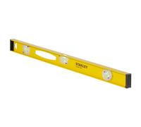 Stanley nivel perfilado de aluminio, 80 cm, 3 burbujas (horizontal, ve