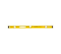 STANLEY Nivel perfilado de aluminio, 80 cm, 3 burbujas (horizontal, vertical y graduable), regla en centímetros, extremos protectores, precisión +/- 1.5mm/m, 1-42-921