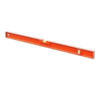 STANLEY Nivel TMLH doble base, Longitud 50 cm, 2 burbujas antichoc, precisión +/- 1 mm/m, revestimiento resistente a choques y abrasión,2 bases mecanizadas, 1-42-252