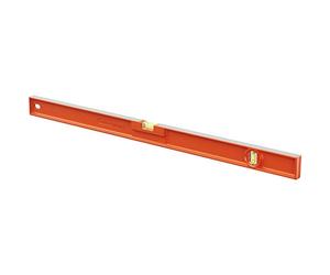 STANLEY Nivel TMLH doble base, Longitud 80 cm, 2 burbujas antichoc, precisión +/- 1 mm/m, revestimiento resistente a choques y abrasión,2 bases mecanizadas, 1-42-254