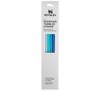 Stanley Pajitas reutilizables Quencher | Paquete de 4 pajitas reutilizables sin BPA para beber de forma limpia | Perfectas para vasos Stanley de 30 onzas | Azul