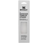 Stanley Pajitas reutilizables Quencher | Paquete de 4 pajitas reutilizables sin BPA para beber de forma limpia | Perfecto para vasos Stanley de 14 a 20 onzas | Transparente