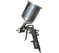 Stanley Pistola pulverizadora de Pintura 170133XSTN - Pistola pulverizadora para compresor - Depósito 0,5 L - Máximo 4 Bar - 200 l/min - Negro/Plata
