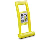STANLEY Porta paneles con Asa, dimensiones 165x370mm, Para Placas de Yeso y Paneles, Mango Ergonómico, Cuerpo Sintético Ligero y Resistente, Capacidad Máxima 91kg, 1-93-301