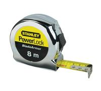 Stanley Powerlock Bladearmor Bolsillo Cinta 8m (Ancho 25mm) (Sólo Métrico) STA03
