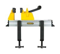 STANLEY 0-83-179 Tornillo de Banco Quick-Vice, Agarre Seguro, Rápido Reposicionamiento, Capacidad de hasta 180 kg, Brazo de Palanca de Mano, Almohadillas de Caucho Desmontables