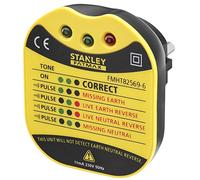 STANLEY Probador de Toma de Pared FatMax 230V con LED Indicador de Fallos Eléctricos CAT II FMHT82569-6