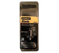 Stanley PTT52 - Paquete de 15 remaches de agarre de acero inoxidable de 5/32 pulgadas x 1/8 pulgadas