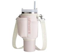 STANLEY Quencher - Bolsa cruzada con bolsillo para teléfono móvil, funda para tarjetas y correa desmontable, sin BPA, cuarzo rosa