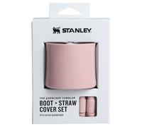 STANLEY Quencher Boot Straw Cover Pink Dusk Bota y Pajita, Unisex, For 40 oz