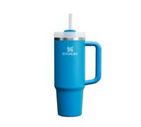 STANLEY Quencher H2.0 FlowState Tumbler 0.89L - Termo Conserva el Frío 9 Horas - Helada Durante 40 Horas - Botella Agua Acero Inoxidable - Taza Termica - Vaso Termico Sin BPA - Azure