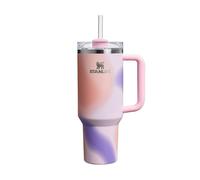 STANLEY Quencher H2.0 FlowState Tumbler 1.2L - Termo Conserva el Frío 11 Horas - Helada Durante 48 Horas - Botella Agua Acero Inoxidable - Taza Termica - Vaso Termico Sin BPA - Rose Petal Motion