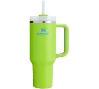 STANLEY Quencher H2.0 FlowState - Vaso aislado al vacío de acero inoxidable con tapa y cañita para agua, té helado, café, batidos y más, Lima brillante, 1,2 litros