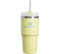 STANLEY Quencher H2.0 FlowState - Vaso aislado al vacío de acero inoxidable con tapa y popote para agua, té helado o café, batidos y más, pomelo, 14 onzas
