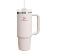 STANLEY Quencher H2.0 FlowState - Vaso aislado al vacío de acero inoxidable con tapa y popote para agua, té helado o café, batidos y más, cuarzo rosa 2.0, 30 onzas / 0,89 L