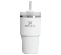 STANLEY Quencher H2.0 FlowState - Vaso aislado al vacío de acero inoxidable con tapa y popote para agua, té helado o café, batidos y más, Frost, 20 onzas