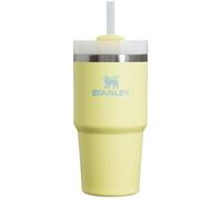 STANLEY Quencher H2.0 FlowState - Vaso aislado al vacío de acero inoxidable con tapa y popote para agua, té helado o café, batidos y más, pomelo, 20 onzas
